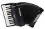 Hohner BR48B-N Bravo II 48 Lightweight Accordion, Black Image 1