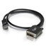 Cables To Go 54329 6ft C2G DisplayPort M To DVI M BLK Image 1