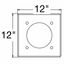 Show Solutions DB12X3 3-Way Triangle Block For 12" X 12" Square Trussing Image 2