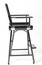 FilmCraft CH19791 24" Foldable Director's Chair, Black With Canvas Image 2