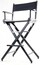 FilmCraft CH19521 30" Foldable Director's Chair, Black With Canvas Image 1