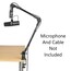 Gator GFWMICBCBM0500 Slim Profile Desktop Mic Stand Boom Arm Image 4