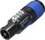 Neutrik NAC3FXXA-W-S PowerCON 3 Conductor Power Connector, 6 - 12mm, In, Blue Image 1