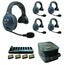 Eartec Co EVX5S Full Duplex Wireless Intercom System W/ 5 Headsets Image 1