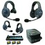 Eartec Co EVX422 Full Duplex Wireless Intercom System W/ 4 Headsets Image 1