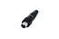 REAN RT3FCT-B 3 Pole TINY Female XLR Connector, Locking, Black / Gold Image 1