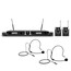 LD Systems U505BPH2 Wireless Microphone System With 2 Bodypacks And 2 Headsets Image 1