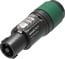 Neutrik NL4FXX-W-L SpeakON XX Series Cable End,  4 Pole Green, Large 10-16 Mm Image 1