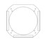 Altman AFS-ACCFF FACE FRAME, 7.5"X7.5" FOR AFS700, AFS500 Image 1