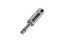 REAN NYS224L-U 2 Pole 1/4" Mono Long Handle Plug, Nickel, Cable OD 8mm, Bulk Image 1