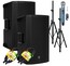 Mackie THUMP-212-DUAL-2-K Active Speaker Bundle, With Dynamic Mic, Stands And Cables Image 1