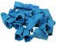 Platinum Tools RJ45 Boot 100 Pack Blue CAT Connector Protectors Image 1