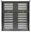 Lowell VDS-1-1525 1U Rack Shelf With Adjustable Depth From 15.25-25", Black Image 2