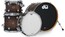 DW DWe 4-PIECE SHELL PACK Acoustic/Electronic Convertible 4-Piece Drum Kit, Curly Maple Burst Image 1