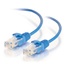 Cables To Go 01081 8' Cat6 Snagless Unshielded Slim Ethernet Patch Cable, Blue Image 1