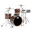 DW DEKTEX04TAC DWe 4-piece Drum Kit Bundle - Curly Maple Burst Image 1