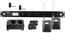 Shure ULXD14D/85-H50 ULXD Dual Channel Lavalier Wireless Bundle With 2 Bodypacks, 2 WL185 Mics, 2 Batteries And Charger, In H50 Band Image 1