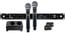 Shure AD24D/B58-G57 Axient Dual Channel Handheld Wireless Bundle With 2 B58 Mics, 2 Batteries, Charger, In G57 Band Image 1