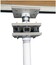 Nigel B Design UIM-W-96-US Unistrut Anti-Vibration Adaptor For Projectors 33-52lbs, White Image 1
