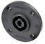 Neutrik NL4MPRXX SpeakON XX Series 4-Pole Receptacle, Round Flange Image 1