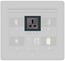 Crestron FT2A-PWR-UN-2 AC Power Outlet Module For FT2 Series, Dual, Universal Image 1