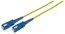 Camplex Simplex SC to SC 3.28' Singlemode Fiber Optic Patch Cable, Yellow Image 1