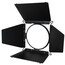 Litepanels Studio X5/6 4-Leaf Rotating Barndoor 12.7" Diameter Barndoor For Studio X5 And X6 LED Fresnel Lights Image 3