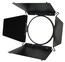 Litepanels Studio X5/6 4-Leaf Rotating Barndoor 12.7" Diameter Barndoor For Studio X5 And X6 LED Fresnel Lights Image 2