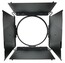 Litepanels Studio X5/6 8-Leaf Rotating Barndoor 12.7" Diameter Barndoor For Studio X5 And X6 LED Fresnel Lights Image 2