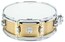 Pacific Drums Concept Series Natural Satin Brushed Brass 6.5x14" 1.2mm Snare D MAG Throw-off™, True-Pitch Tuning™ Rods, And Remo Heads Image 1