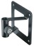 K&M 23856-000-55 - Black Wall Mount For Microphone Desk Arms, Black Image 1