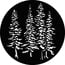 GAM G529 Steel Gobo, Evergreen Trees Image 1