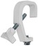 The Light Source MNW Mini-Clamp, White Image 1