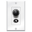 Symetrix RC-3-WHITE Remote Volume Control, Single Gang Decora Wall Plate, White Image 1