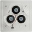 TecNec Pure Resonance Audio VCA8 Vector Lay-In 2x2 Drop Ceiling Speaker Array 8 Ohm Input Image 3