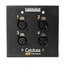 Whirlwind CP-F Catdusa - Wall Plate, 4 Ch, XLRF To RJ45, 2G, Black Image 1
