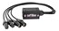 Elite Core CAT-SASS-3PFM Cat Breakout Cable With Concert Con 3-Pin Image 1