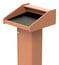 Soundcraft Systems LC-DARK-SAPELE Dark Stained Sapele Wood Lectern Image 2