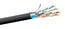 West Penn 4246FIO BK 1000 4P 23G Shielded Cat6 In/Out Cable, Black, 1000' Image 1