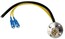 Camplex HF-FXWBP4SC-12IN FXW To Dual SC And Blunt Lead Power Fiber Breakout Cable, 12" Image 1