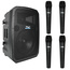 Anchor LIBERTY3-LINK-4 Link Battery Powered PA Speaker With 4 Mics Image 1