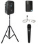 Anchor LIBERTY3-HUB-2-S Battery Powered PA Speaker With 2 Mics And 1 Stand Image 2