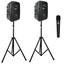 Anchor LIBERTY3-HUBCON-1-S 2 PA Speakers With Liberty 3 Connect And 1 Mics, 2 Stands Image 1
