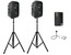 Anchor LIBERTY3-HUBCON-1-S 2 PA Speakers With Liberty 3 Connect And 1 Mics, 2 Stands Image 2