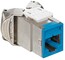 Leviton 6ASJK-RL6 Shielded Cat6A Jack, Blue Image 1