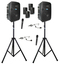 Anchor Liberty 3 Dual Hub 4 Mic 2 Stand Kit 2 Battery Powered PA Speakers With 4 Mics And 2 Stands Image 4