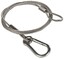 ikan SW-02 23.5" Safety Wire With Carabiner Image 1