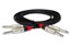 Hosa HPP-010X2 10' Pro Series Dual 1/4" TS To Dual 1/4" TS Audio Cable Image 1