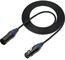 Sescom DMX-3 Lighting Control Cable 5-Pin XLR Male To 5-Pin XLR Female Black, 3 Foot Image 1