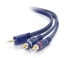 Cables To Go 40615 12' Velocity One 3.5mm Stereo Male To Two RCA Stereo Male Y-Cable Image 1